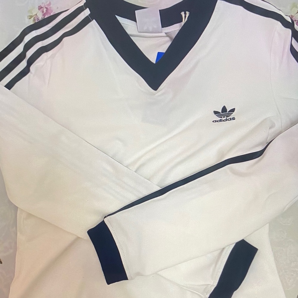 adidas originals White and Black Sweatshirt L